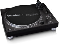 GEMINI Gira-Discos 33/45/78RPM Preto TT-5000 GEMINI Gira-Discos 33/45/78RPM Preto TT-5000